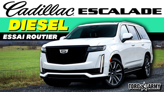 ESSENCE OU DIESEL ??? CADILLAC ESCALADE 2021 - ESSAI ROUTIER
