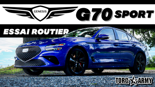 GENESIS G70 SPORT AWD 2022 - ESSAI ROUTIER