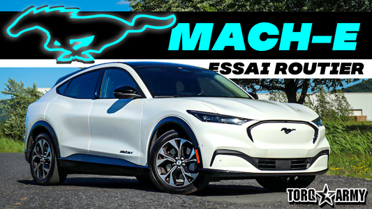 FORD MUSTANG MACH-E 4X - 100 % ÉLECTRIQUE - ESSAI ROUTIER