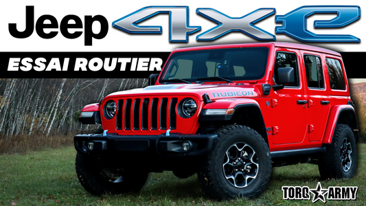 HYBRIDE BRANCHABLE - JEEP WRANGLER UNLIMITED 4XE 2021 - ESSAI ROUTIER