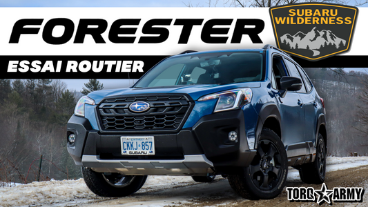 SUBARU FORESTER WILDERNESS 2022 - ESSAI ROUTIER