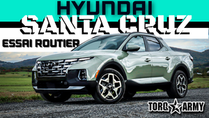 HYUNDAI SANTA CRUZ 2022 - ESSAI ROUTIER