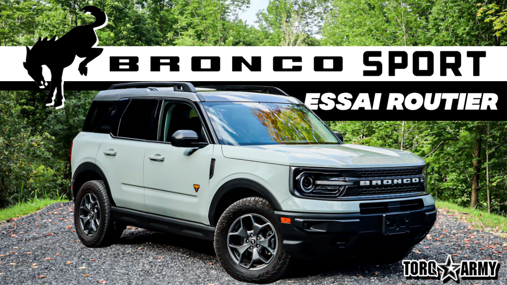 FORD BRONCO SPORT BADLANDS 2021 - ESSAI ROUTIER